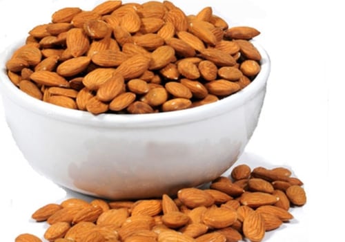 What is the rate of almond of 1 kg?